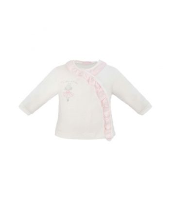 Set: top and pants, ecru