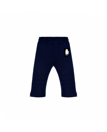 Elastic Band Denim Pants,navy(68)