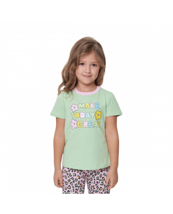 Decorated T-Shirt, soft mint(86)