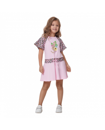 Soft Combined Dress, soft pink(86)
