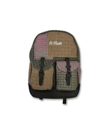 Kids Houndstooth-Pattern Backpack
