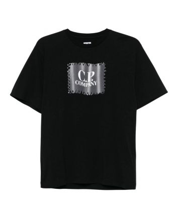 Boys Black Logo-Print T-shirt
