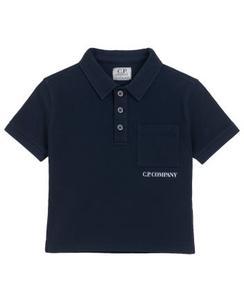 Boys Navy Blue Polo T-Shirt