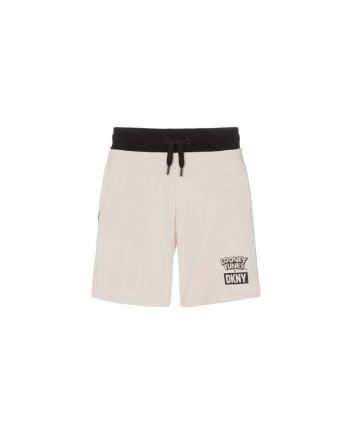 Beige Looney Tunes Cotton Shorts