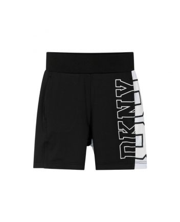 Unisex Black Varsity Jersey Shorts