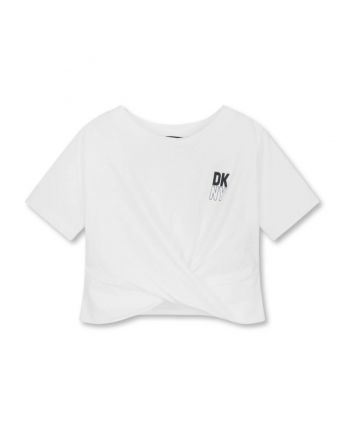 Girls White Organic Cotton T-Shirt