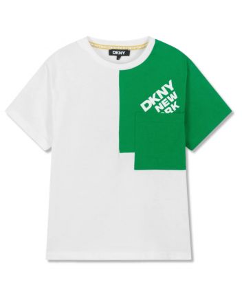 Unisex White & Green Organic Cotton T-Shirt