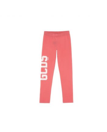 GCDS Kids Pink Printed Fitted Baby Leggings