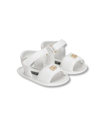 Baby Girls White Patent Leather Sandals