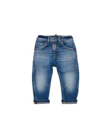 Baby Unisex Denim Blue Shaded Jeans