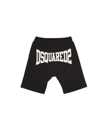 D2Kids Black Boxer Logo Shorts