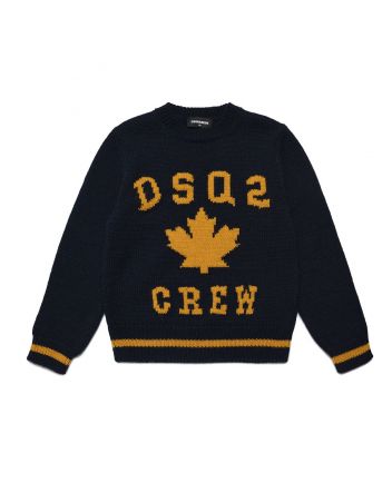 D2Kids Boys Blue Knit Sweater
