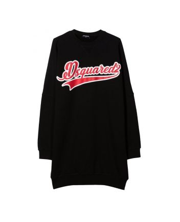 Girls Logo Print Sweater Dress