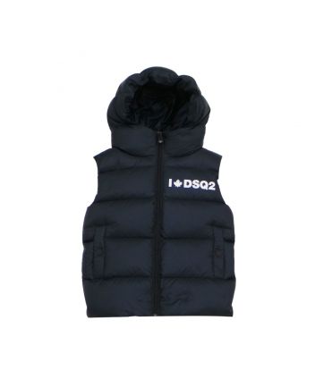 Logo Print Padded Jacket