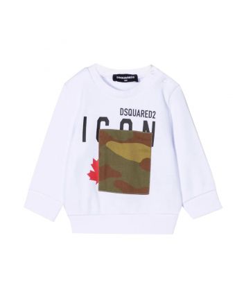 D2Kids Unisex Icon Camo Patch Sweater For Baby