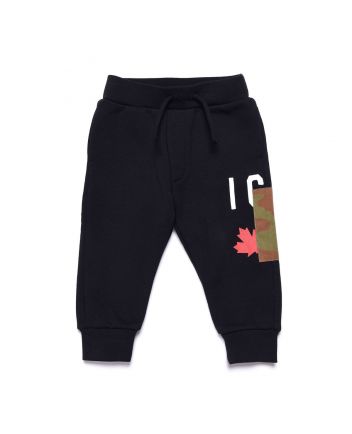 D2Kids Unisex Camo Patch Joggers For Baby