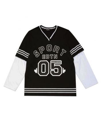 Boys Sport Edtn. 05 Long Sleeve Black T-shirt