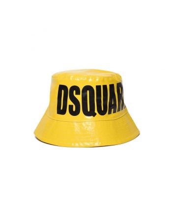 Yellow Logo Printed Hat