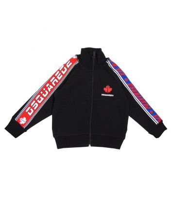 Dsquared2 Logo Print Zip-up Sweatshirt