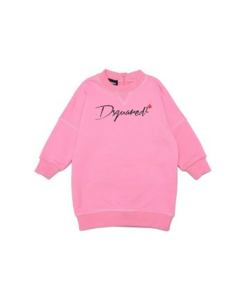 Pink Logo Print Sweatshirt