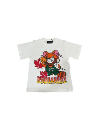 White Printed T-shirt For Unisex