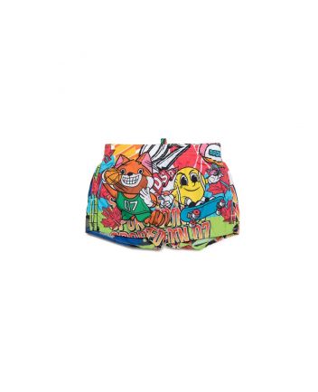 Boys Graphic Print Swimshorts