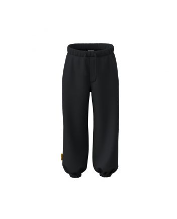 Kids Black Logo-Print Cotton Trouser