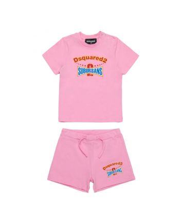 Baby Girls Pink Suburbans Shorts Set