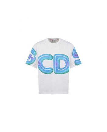 GCDS Kids White Short Sleeve T-Shirt