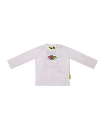 Baby Kids White Full Sleeves T-shirt