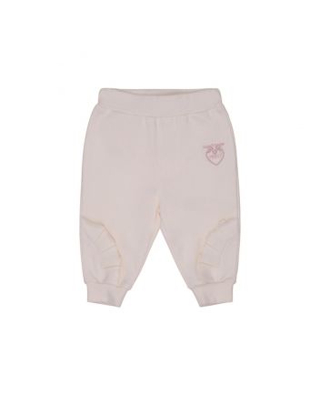 Baby Girls Pink Cotton Jogger