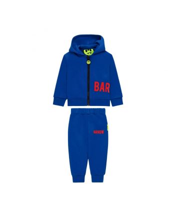 Baby Unisex Blue Logo-Print Tracksuit
