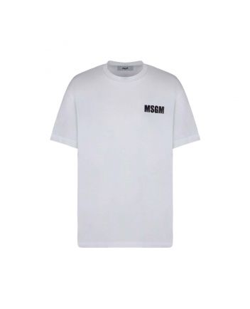 Boys White Logo-Print Cotton T-Shirt