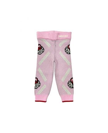 Baby Girls Pink Cat-Print Trouser