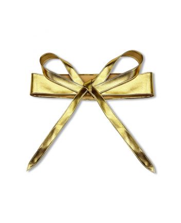 Girls Gold Polyester Belt