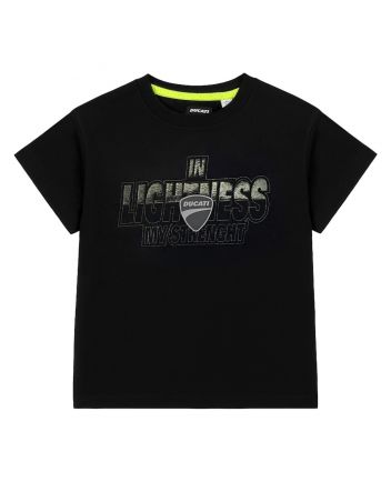 Boys Black Graphic Logo-Print T-shirt