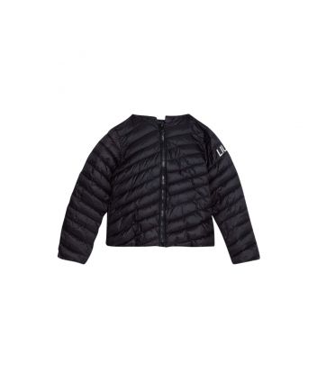 Padded Jacket With Hood And Logo