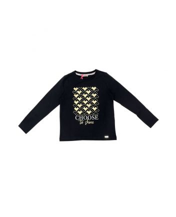 Black Printed T-shirts