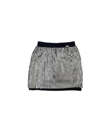 Black And Silver Bling Skirt