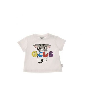 GCDS Kids Logo-Print Short-Sleeve T-Shirt