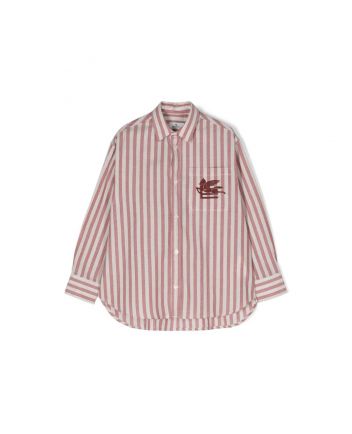 Boys Beige Pegaso Cotton Shirt