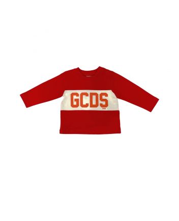 Red Logo Print Full Sleeve T-Shirt