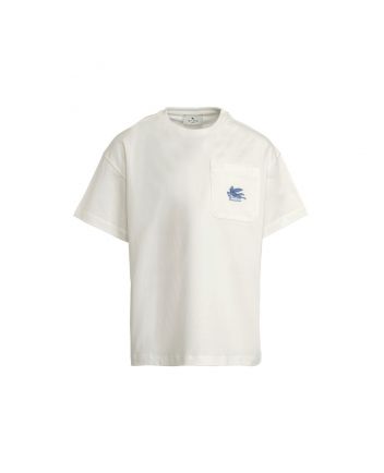 Unisex White Cotton Half Sleeves T-Shirt