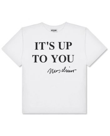 Unisex White Cotton Half-Sleeves T-Shirt