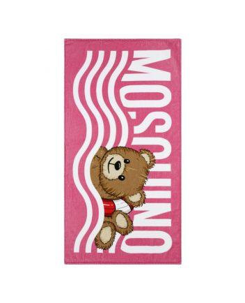 Girls Pink Cotton Beach Towel (140cm)