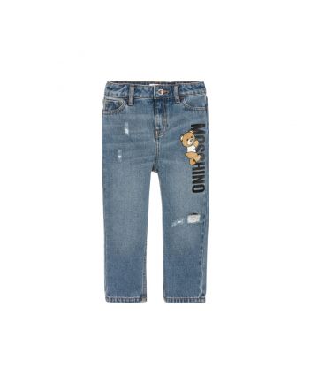 Blue Teddy Bear Denim Jeans