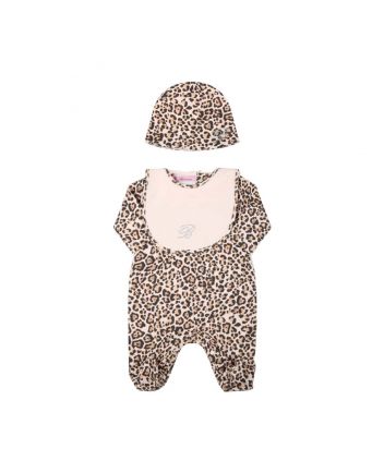 Leopard Print Romper Set