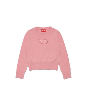 Girls Pink Cashmere Blend Sweater