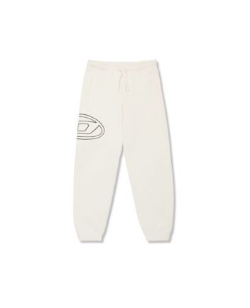 Boys Ivory Logo-Print Trousers