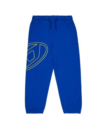 Boys Blue Logo-Embroidered Joggers